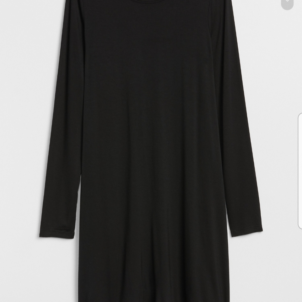 Gap Womans Long Sleeve Swing Dress - Picture 2 of 4